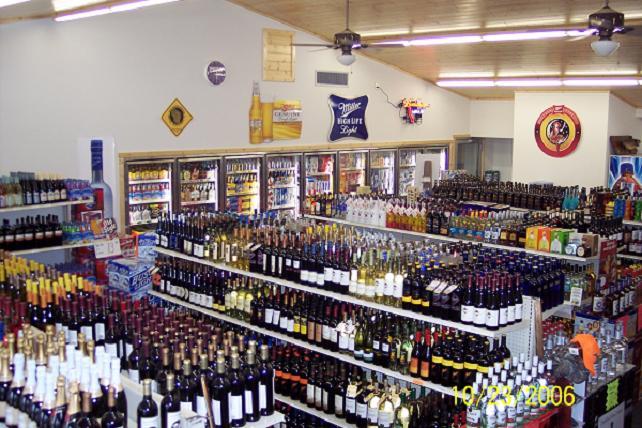 liquor at the bottle shoppe at hayward bait