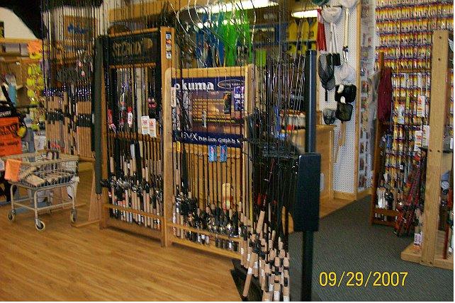 Fishing Rods at Hayward Bait